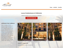 Tablet Screenshot of mirasolatcelebrationleasing.com